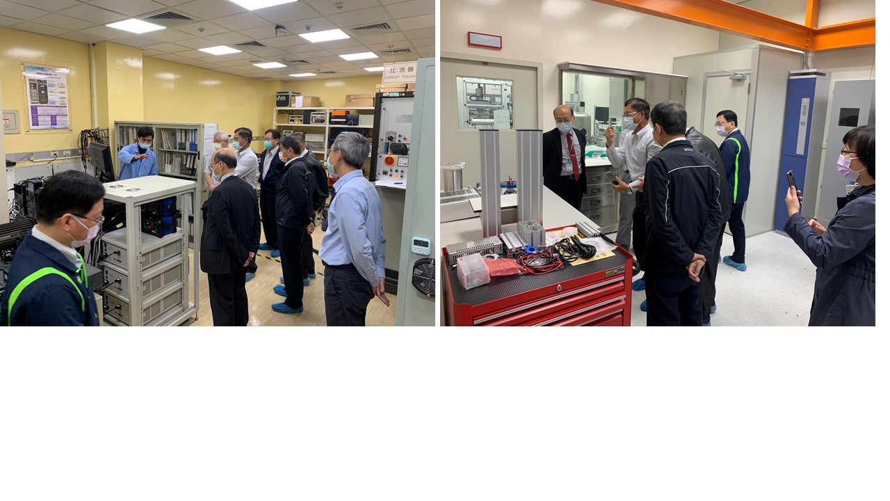 委員一行蒞臨指導現場照