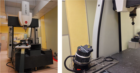 LEFT:CMM&nbsp; /&nbsp; Right:Self-tracking Laser Interferometer