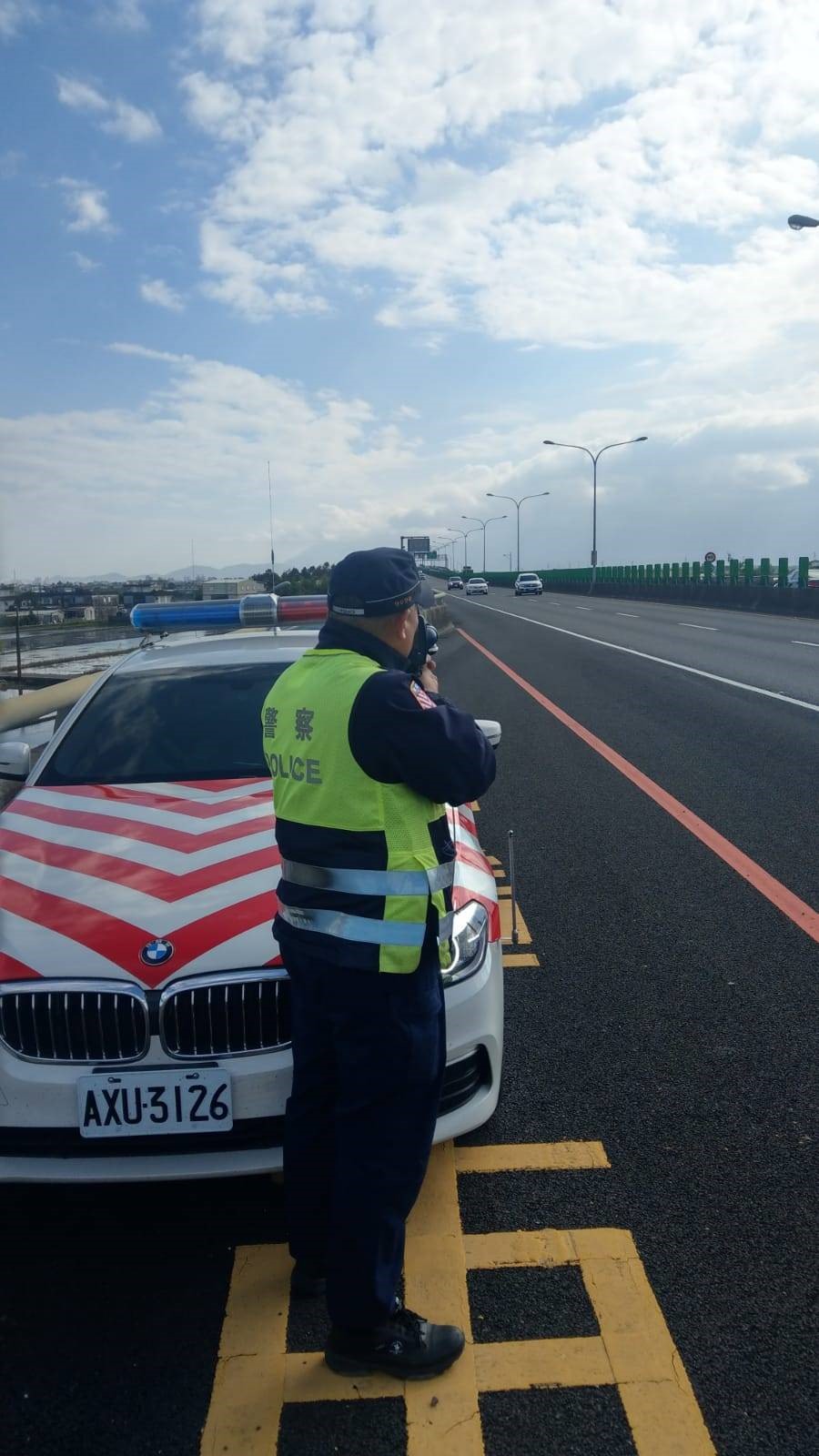 國道警察測速示意圖